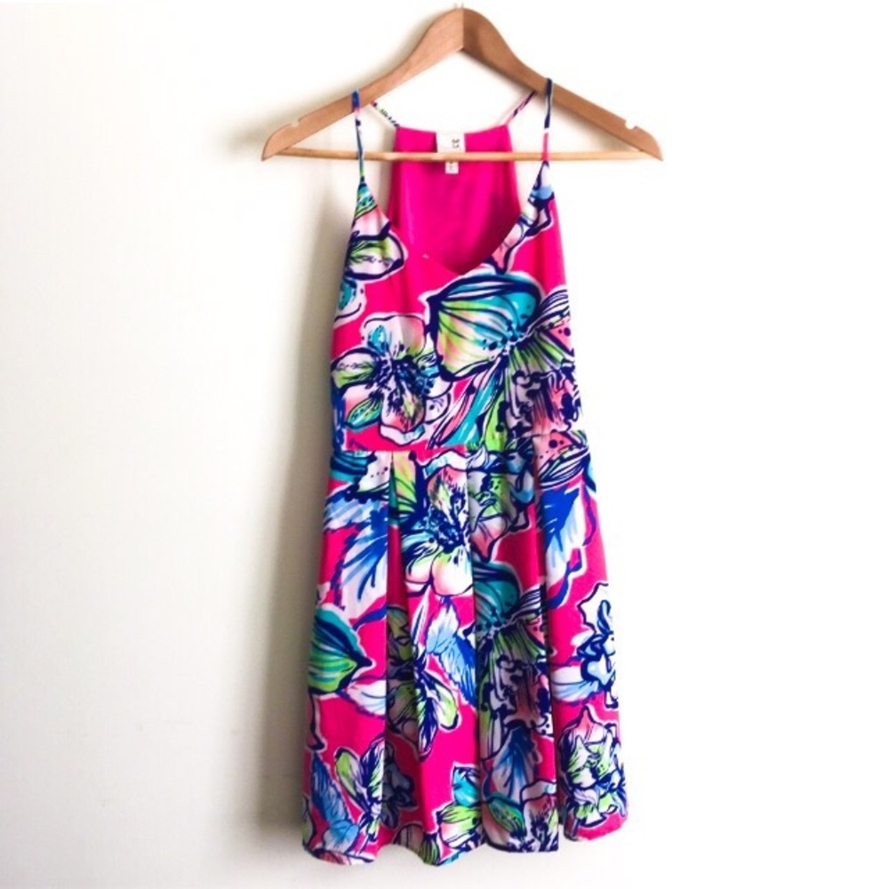 Pink Owl | Floral Spaghetti Strap Dress